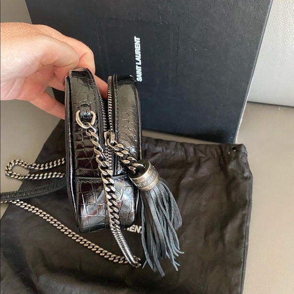 ❌SOLD❌Yves Saint Laurent Mini Lou Croc - Picture 3 of 10